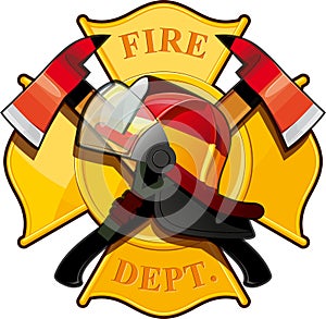 Fire department badge photo