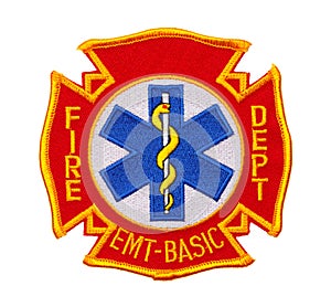 Fire Department EMT Patch