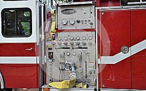 Fire engine pumper