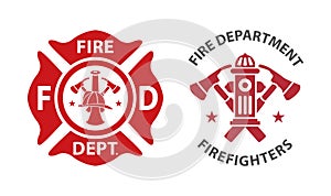 Fire department logo