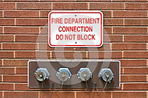 Fire Department Standpipe Connection