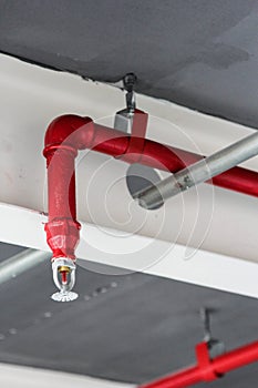 Fire detector and extinguisher photo