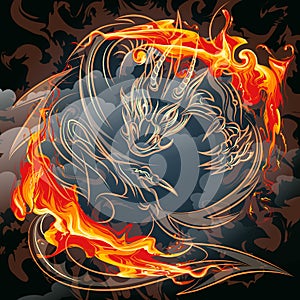 The fire dragon