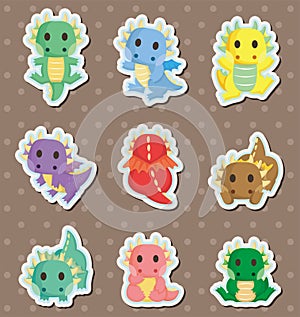 Fire dragon stickers