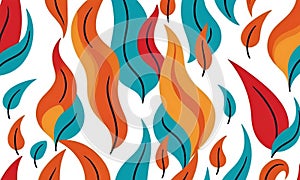 Fire drawing pattern illustration, Gradient abstract texture.