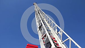 Fire-engine with big fire escape staircase