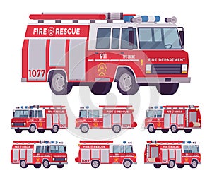 Fire engine set photo