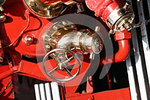 Fire engine water pumps