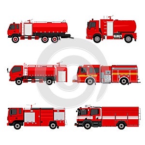 Fire engines, fire trucks collection