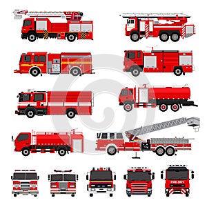 Fire engines, fire trucks collection