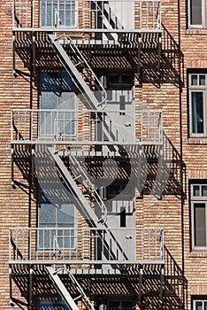 Fire escape stairs in usa