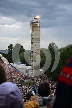 Fire of Estonian national song festival