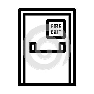 Fire Exit Door Icon