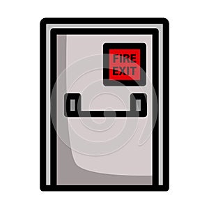 Fire Exit Door Icon