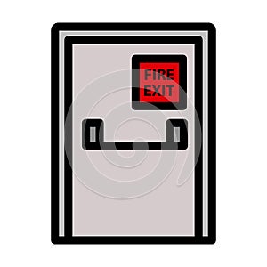 Fire Exit Door Icon
