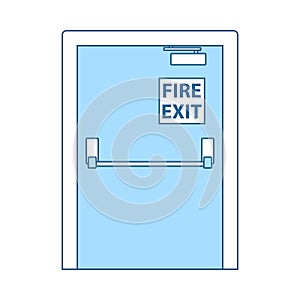 Fire Exit Door Icon