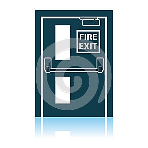 Fire Exit Door Icon