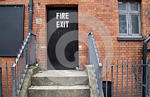 Fire exit in London