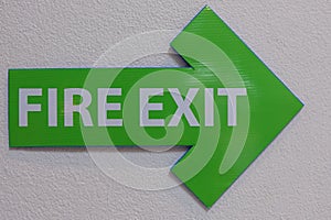 Fire exit sign