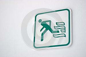 Fire exit sign