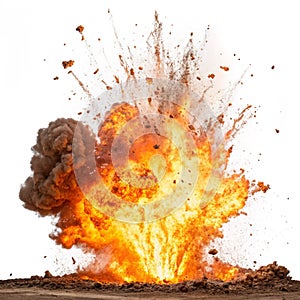 Fire explosion isolated