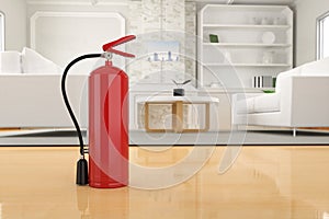 Fire extinguisher for domestic use