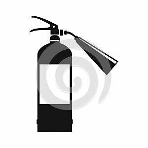 Fire extinguisher icon, simple style