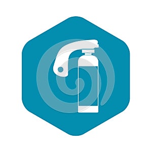 Fire extinguisher icon, simple style