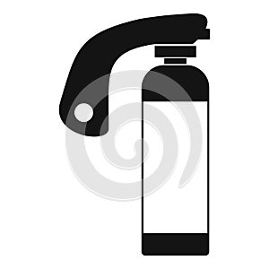 Fire extinguisher icon, simple style