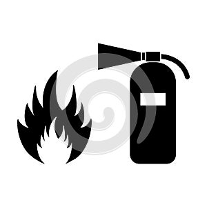 Fire extinguisher icon vector for graphic design, logo, website, social media, mobile app, UI illustration