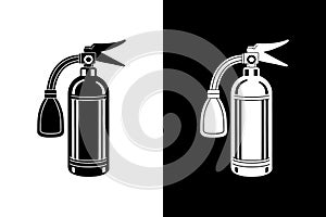 Fire Extinguisher Icon Vector Illustration