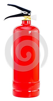 Fire extinguisher isolated on white background with clipping path