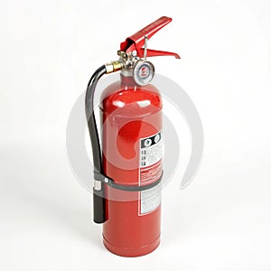 Fire extinguisher isolated on white background