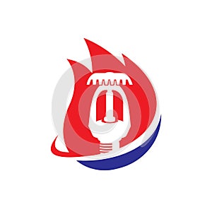 fire extinguisher logo , alarm fire logo