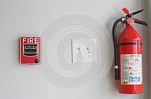 Fire Extinguisher and Pull Box