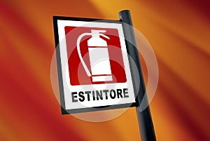 Fire extinguisher sign (5)