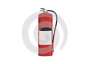 Fire extinguisher. Simple flat illustration