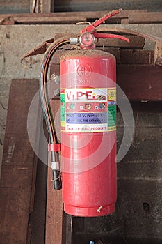 Fire Extinguisher at Wood Mill Factory