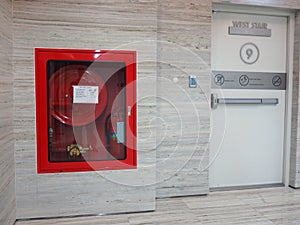 Fire extinguisher with various types of fire