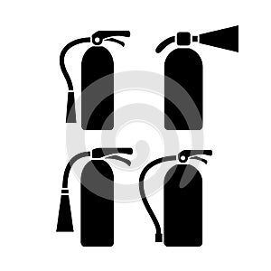 Fire extinguisher vector pictogram