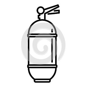 Fire extinguisher water icon, outline style