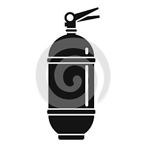 Fire extinguisher water icon, simple style