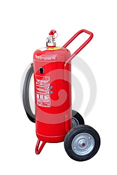 Fire extinguisher - wheeled big - with clipping