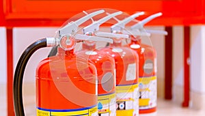 Fire extinguishers available in fire emergencies