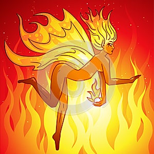 Fire fairy