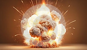 Fire, Fiery Explosion, Blast Background