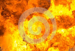 Fire, Fiery Explosion, Blast Background