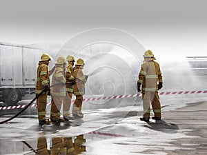 Fire fighting emergency team