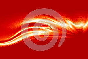 Fire flame. Abstract vector wave background