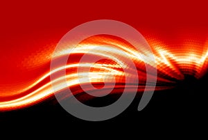 Fire flame. Abstract vector wave background